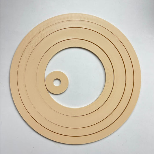 Moldes Redondos para Abertura de Cestas (3cm, 10cm, 13cm, 15cm e 17cm)