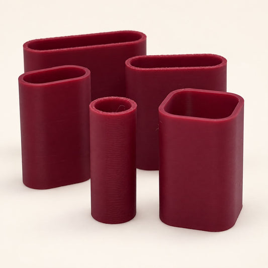 Vermelho escuro - Tubete para acabamento